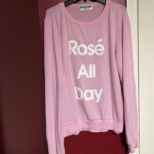 💝Rosé All Day pink sweater💝